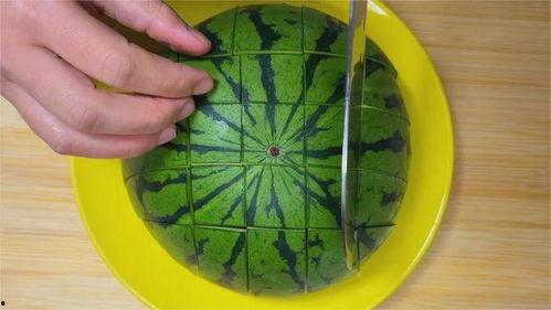 吃瓜切盘,探索创意吃瓜艺术